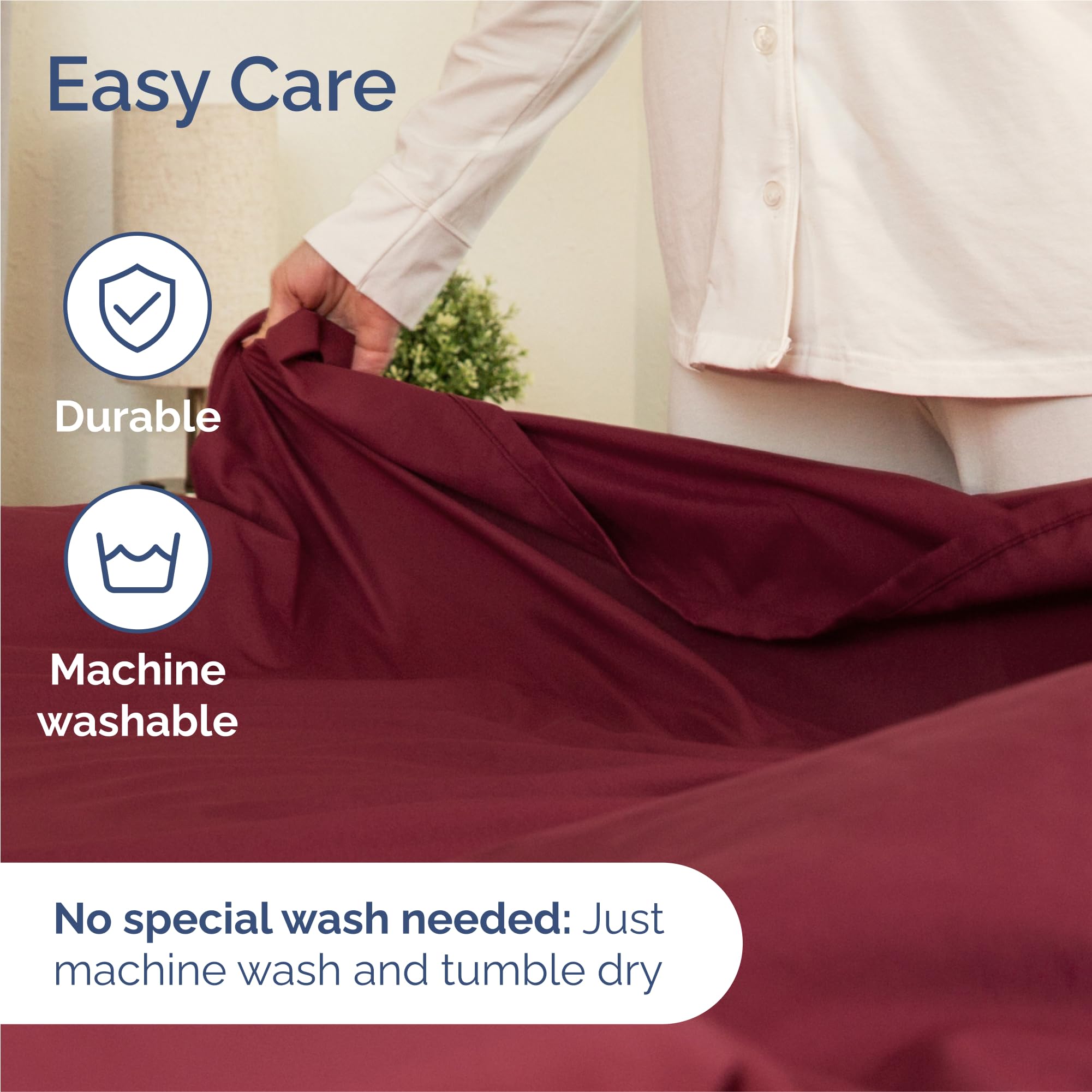CGK Unlimited sheet on mattress showing scale and fit for up to 16-inch mattress