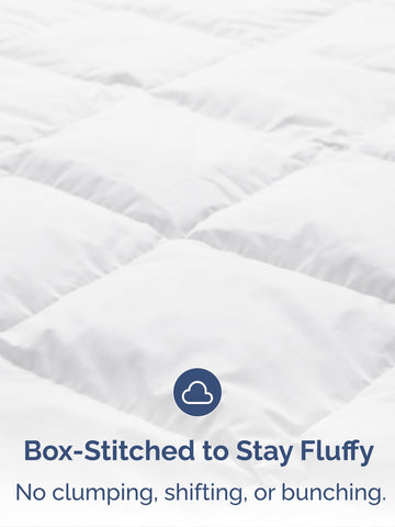CGK Unlimited spread on queen mattress to illustrate 88 by 88 inch size and generous drape