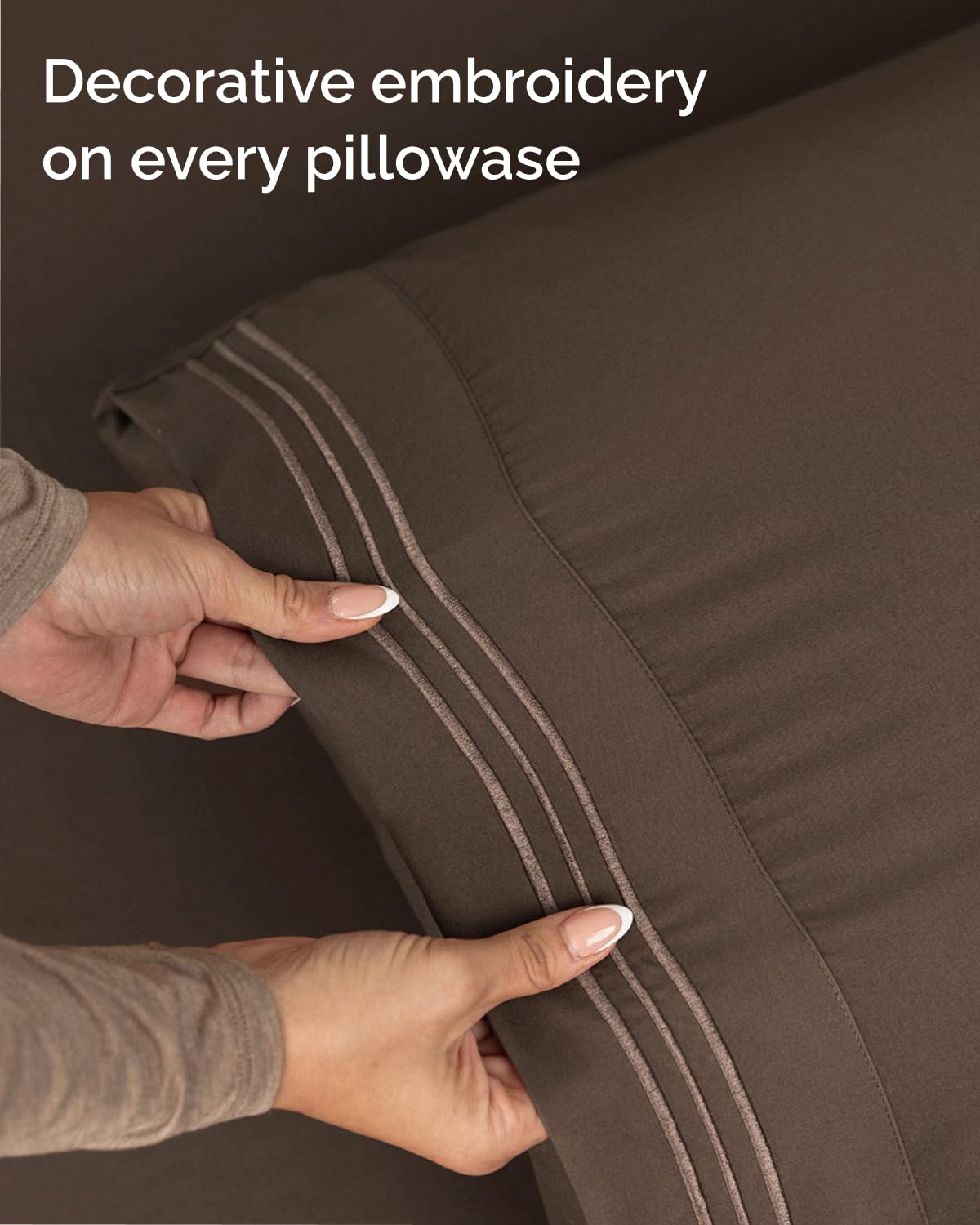 CGK Unlimited sheets on Twin XL bed frame showing size fit and mattress coverage