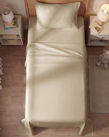 CGK Unlimited twin mattress with ruler showing fit up to 16 inches