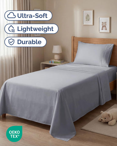 CGK Unlimited fitted sheet close-up highlighting elastic edge for secure fit