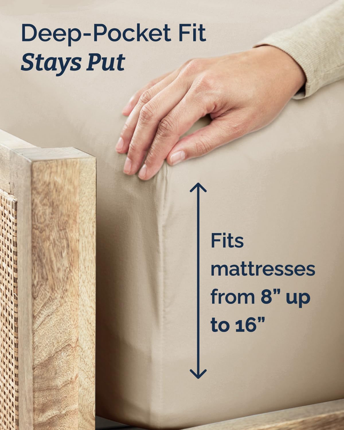 CGK Unlimited pillowcase detail showing soft brushed microfiber and smooth finish