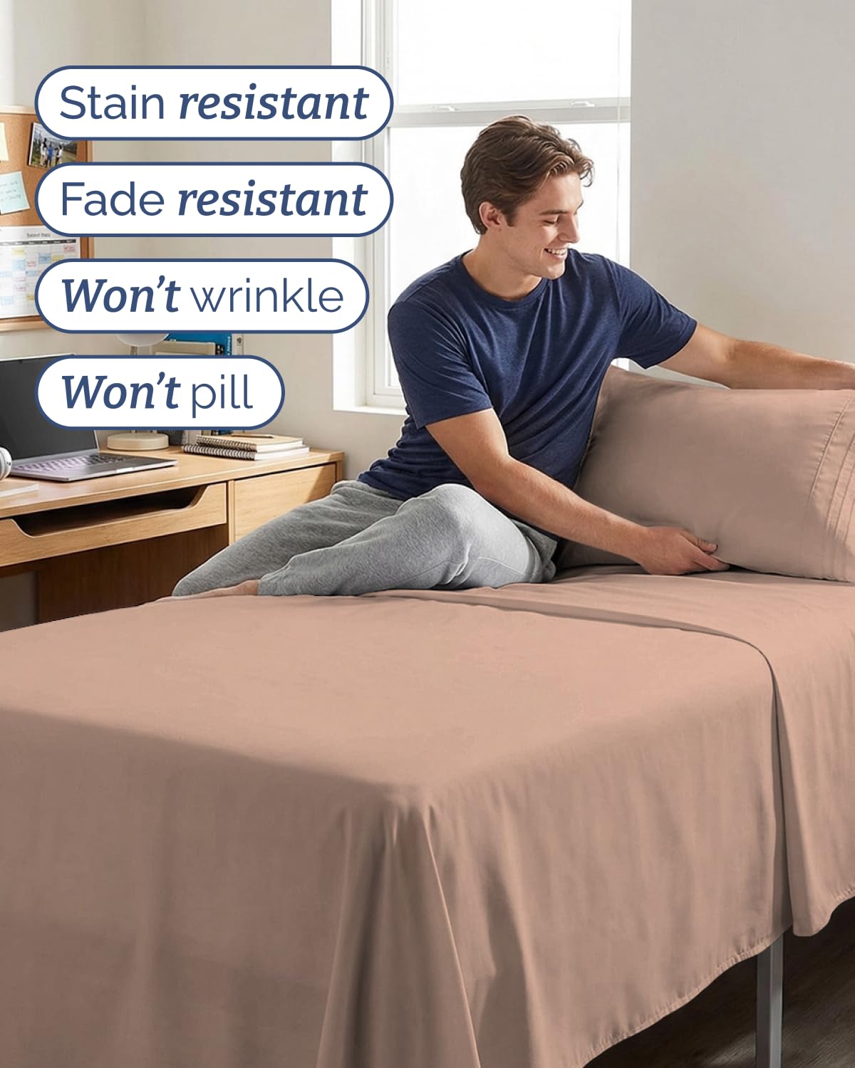 CGK Unlimited fitted sheet deep pocket demo fitting thick mattress up to 16 inches benefit