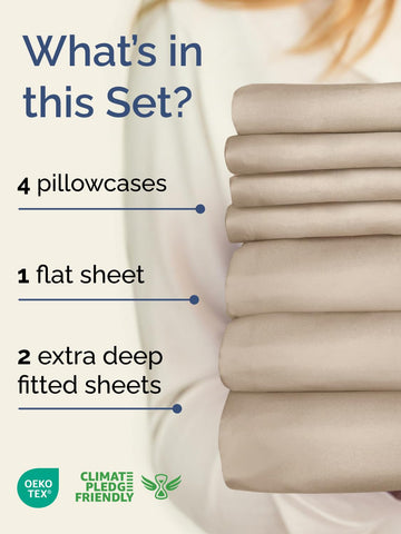 CGK Unlimited close-up of fitted sheet elastic pocket showing secure fit benefit