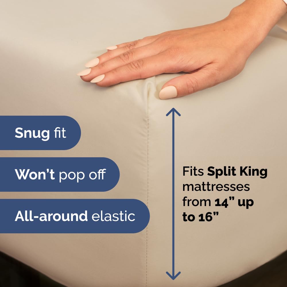 CGK Unlimited flat sheet spread on bed showing breathability and drape