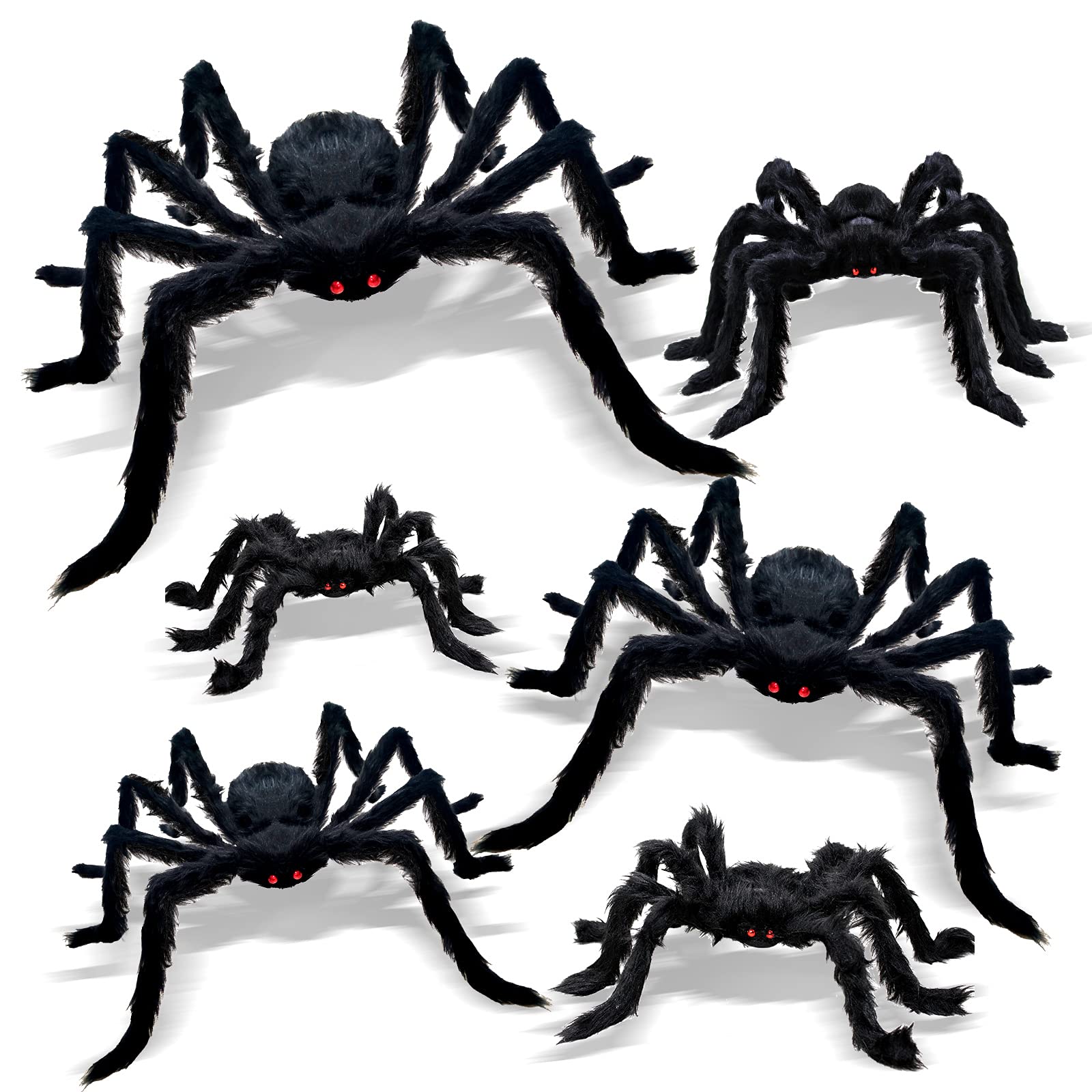 CH HAICHENG spider front view showing full body and red eyes for instant impact
