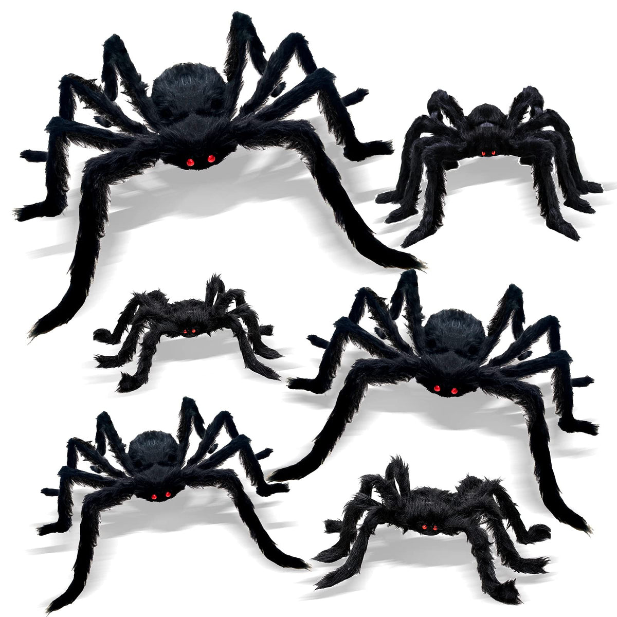 CH HAICHENG spider front view showing full body and red eyes for instant impact