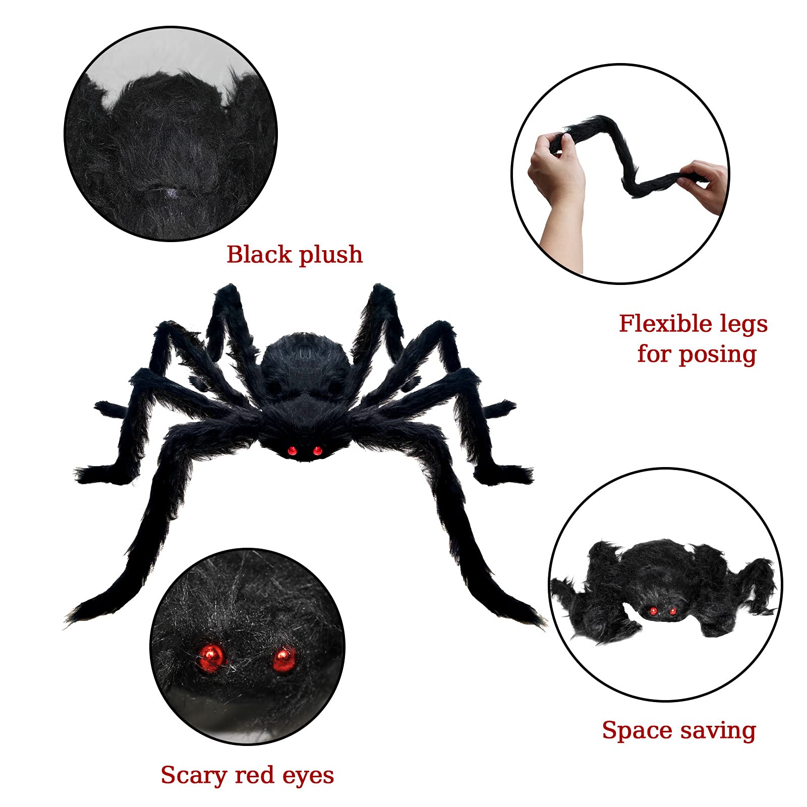 CH HAICHENG spider leg detail bent into pose demonstrating easy adjustability