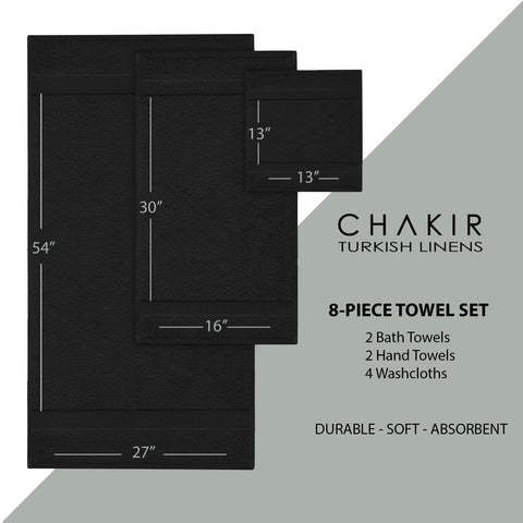 Chakir Turkish Linens neatly folded stack demonstrating neat storage benefit