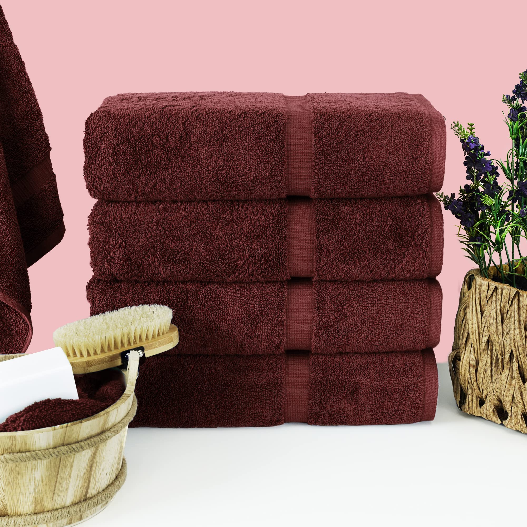 Chakir Turkish Linens close-up of cotton weave highlighting softness and absorbency