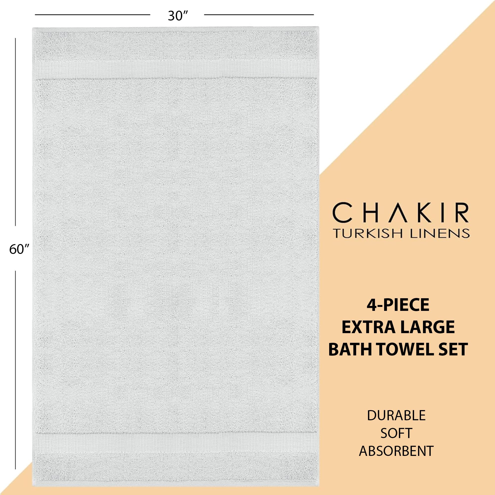 Chakir Turkish Linens folded stack on bathroom shelf conveying neat styling and softness