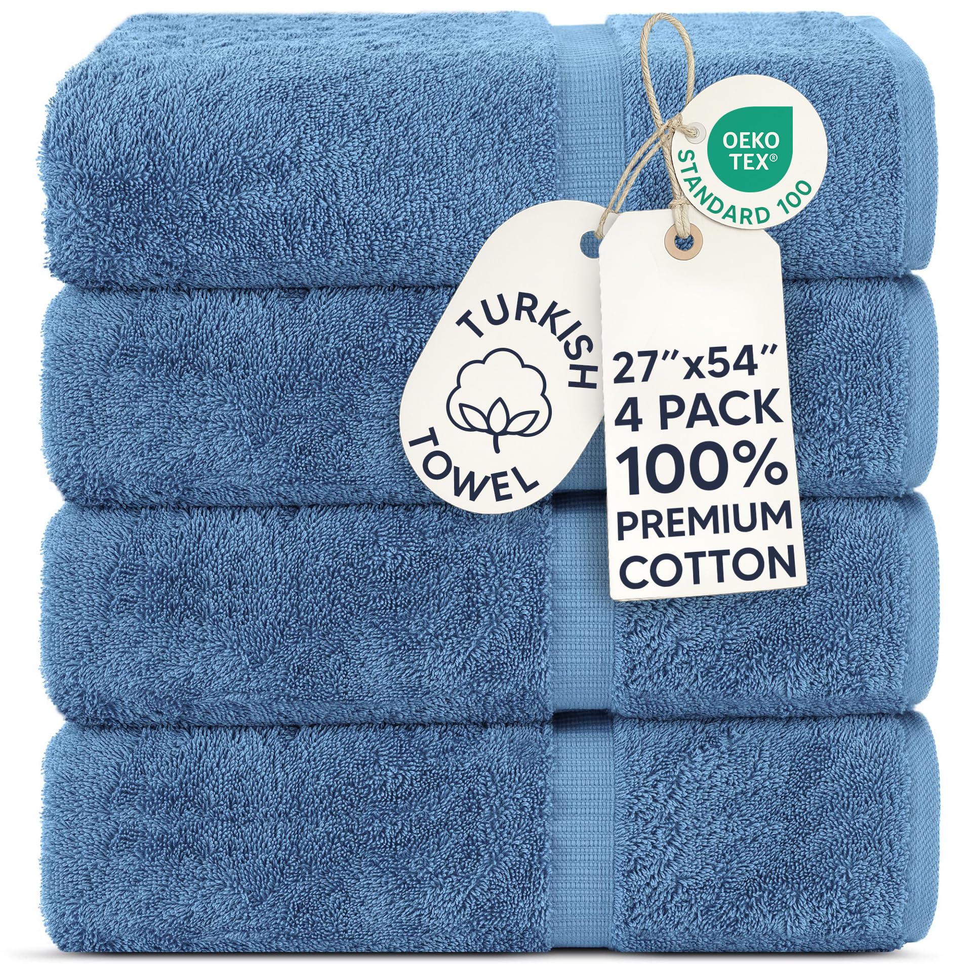 Chakir Turkish Linens front packaging showing set and color benefits