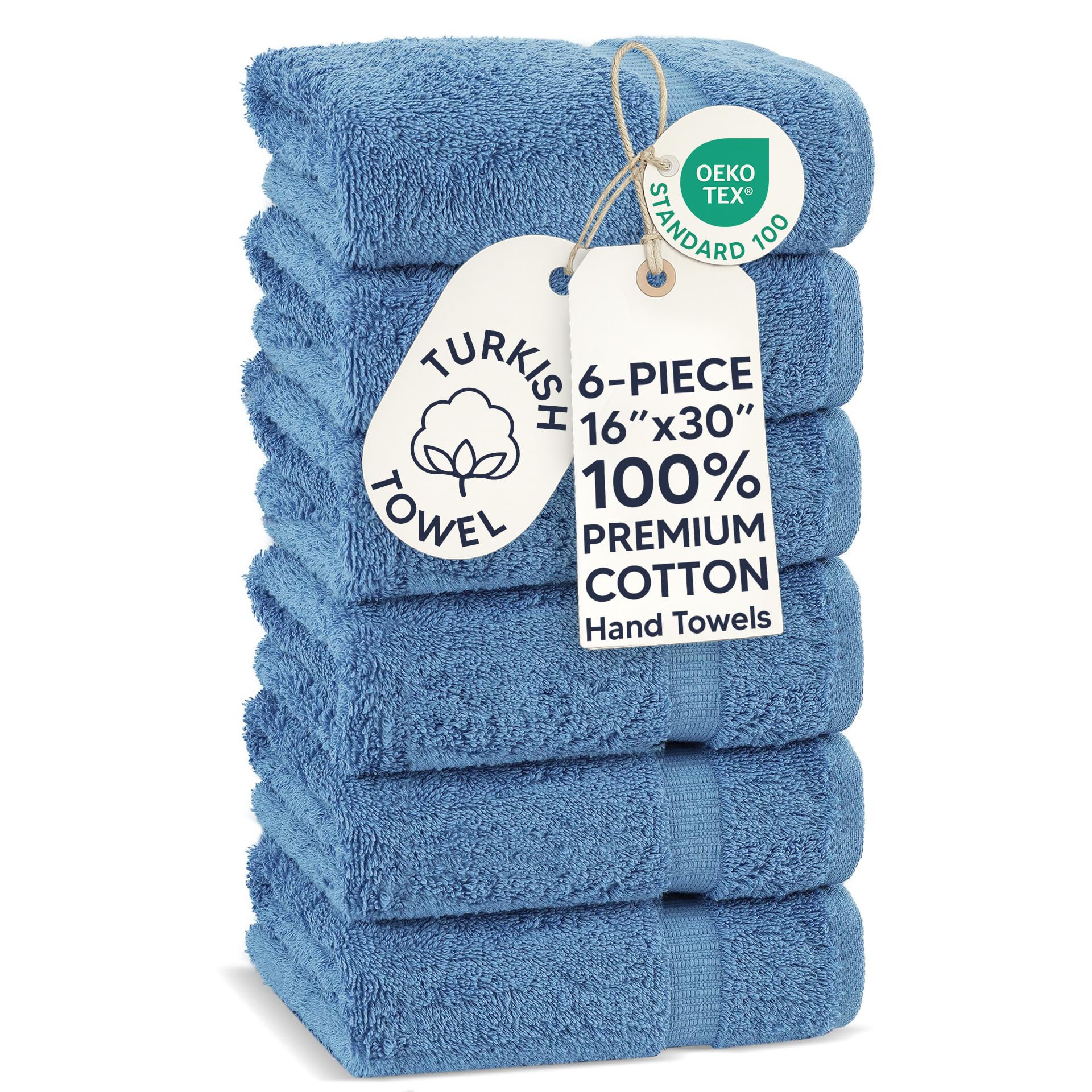 Chakir Turkish Linens front packaging showing Wedgewood towels and premium look
