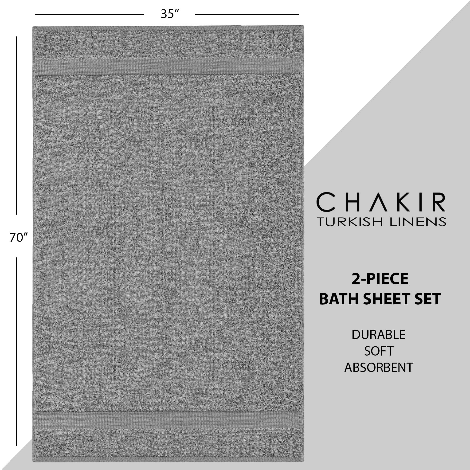 Chakir Turkish Linens styled in bathroom conveying spa-like comfort and coordinated decor