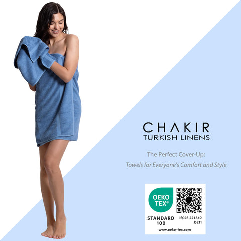 Chakir Turkish Linens double-stitched hem detail for long-lasting durability