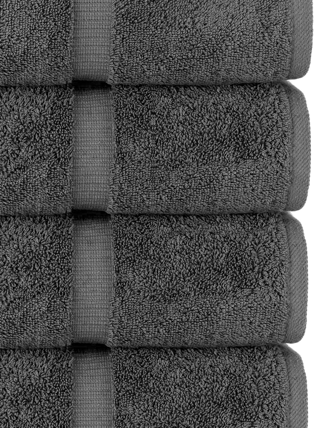 Chakir Turkish Linens close-up of double-loop cotton texture for faster absorbency benefit