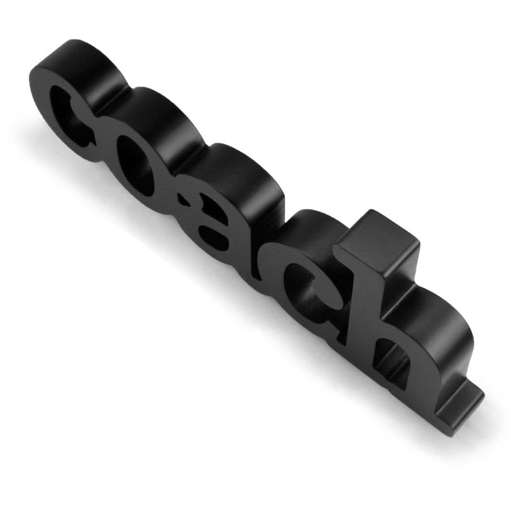 ChalkTalkSPORTS close-up of wood texture and smooth black finish for durable, signature-ready surface