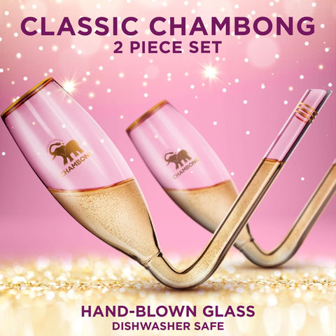 Chambong stored in dishwasher rack showing brand and easy cleaning benefit
