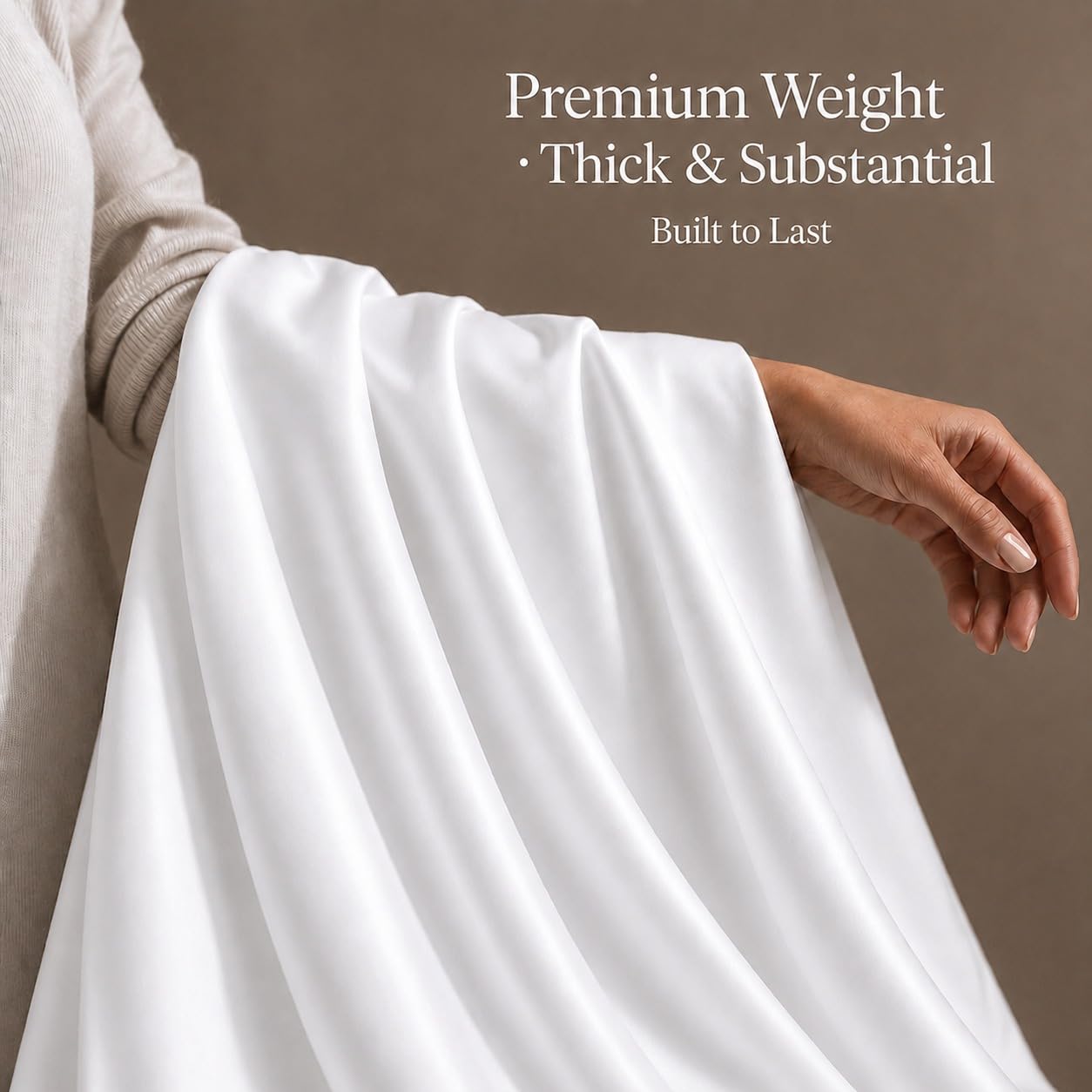 CHATEAU HOME COLLECTION sheets on mattress to demonstrate 15-inch pocket fit