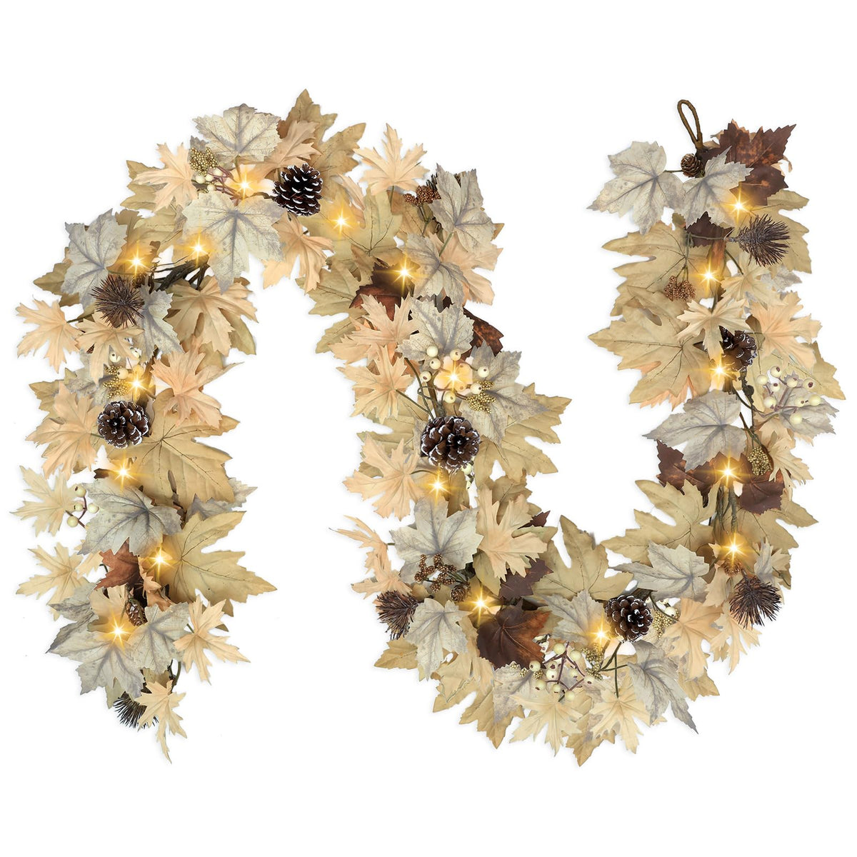 CHEAWRTZ front packaging showing the 6 ft fall garland benefits