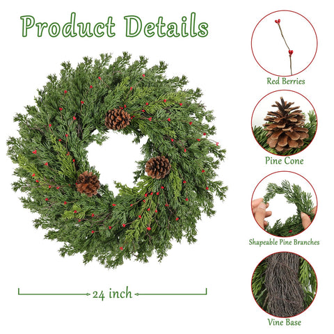 CHEAWRTZ pinecone detail adding natural accent and visual depth