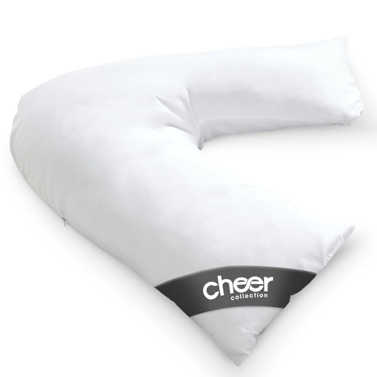 Cheer Collection front view of oversized V-shaped pillow showing full-body support benefit