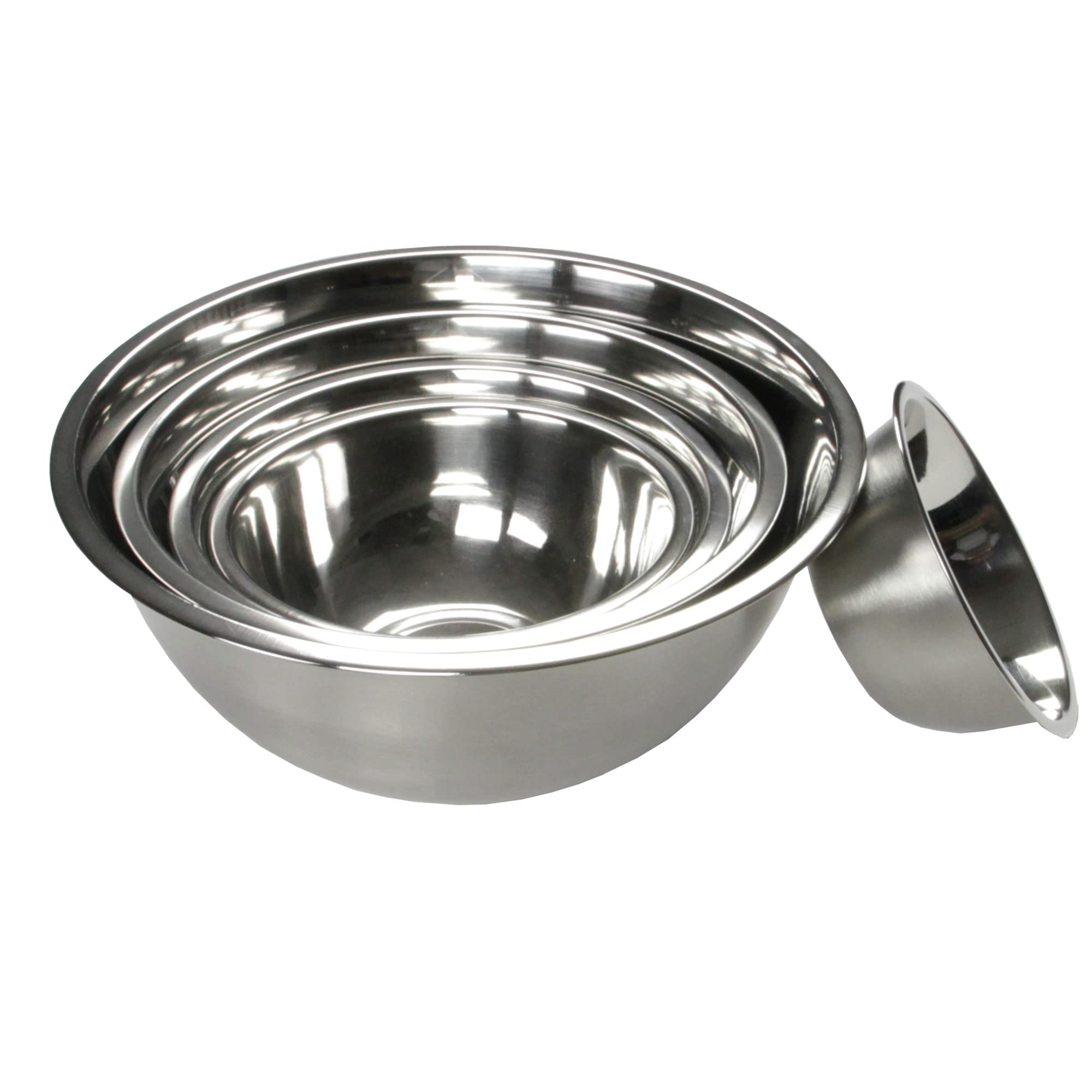 Chef Craft bowl in use holding salad to demonstrate capacity and serving convenience