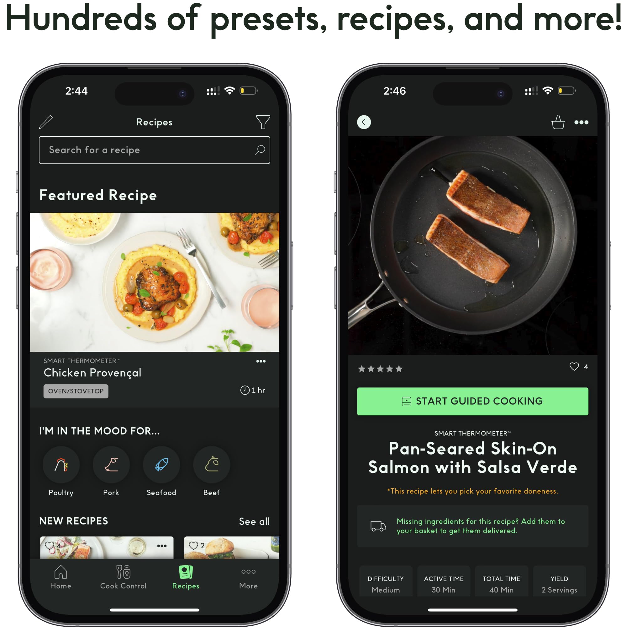 CHEF iQ hub speaker with audible alert for on-site reminders and convenience