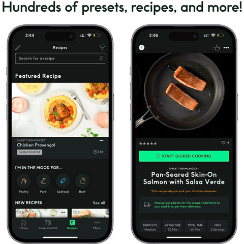 CHEF iQ hub speaker with audible alert for on-site reminders and convenience