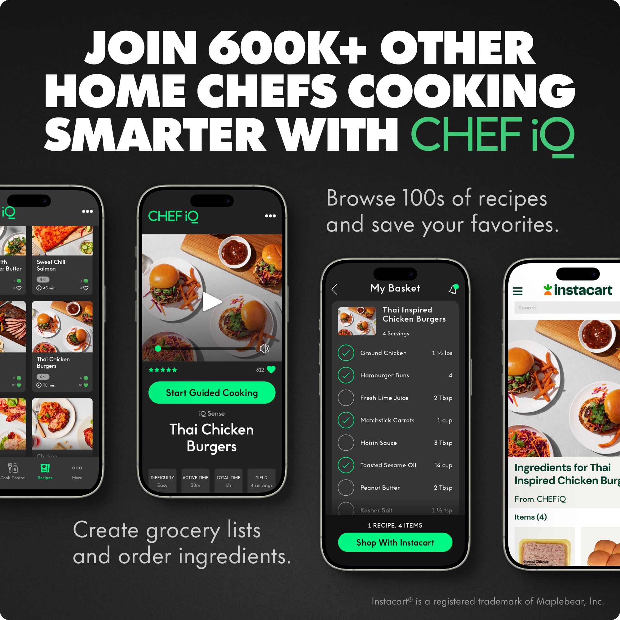 CHEF iQ probes beside a ruler showing size and portability benefit