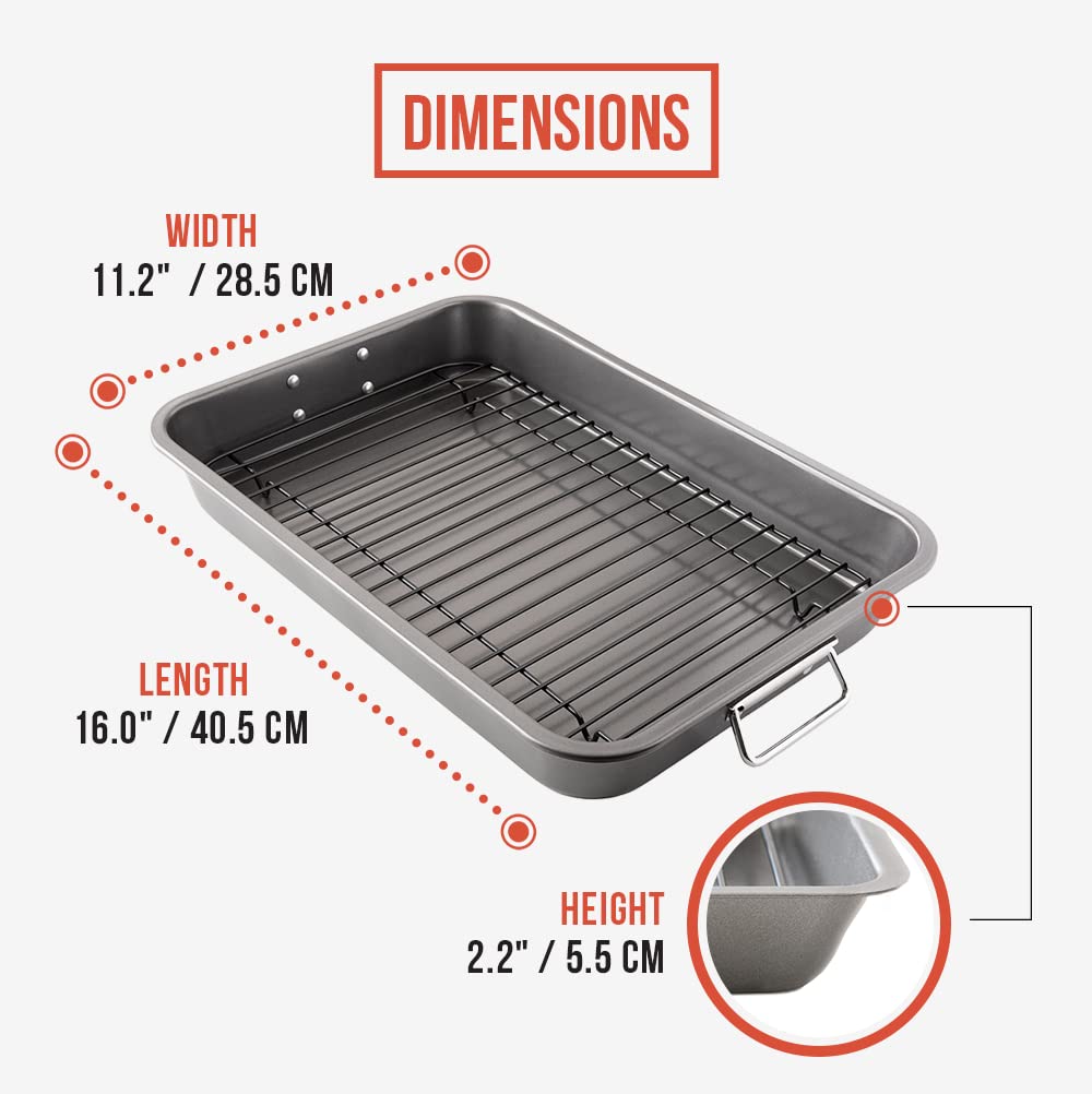Chef Pomodoro close-up of nonstick surface for easy cleanup benefit
