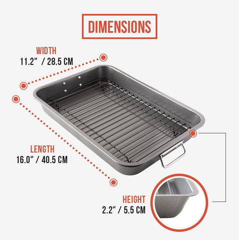 Chef Pomodoro close-up of nonstick surface for easy cleanup benefit