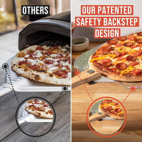 Chef Pomodoro aluminum surface texture closeup ensures non-stick release