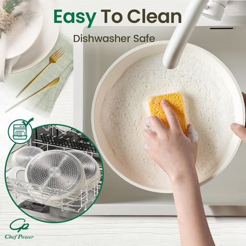 Chef Power saucepan with sealing lid in fridge, enabling safe storage