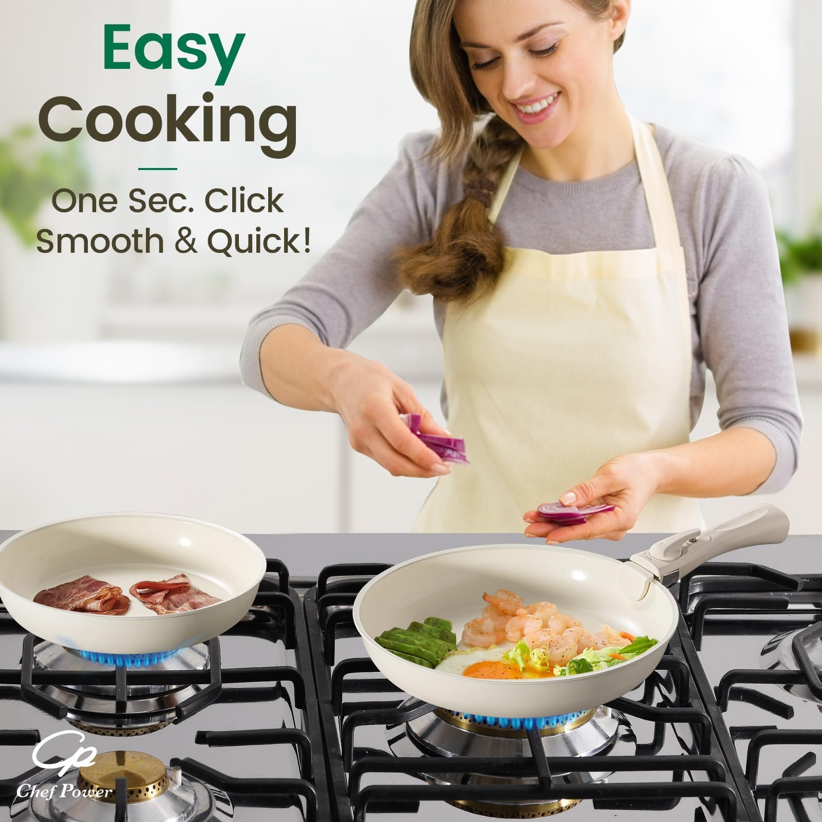 Chef Power silicone utensils and pot protectors, protecting coating