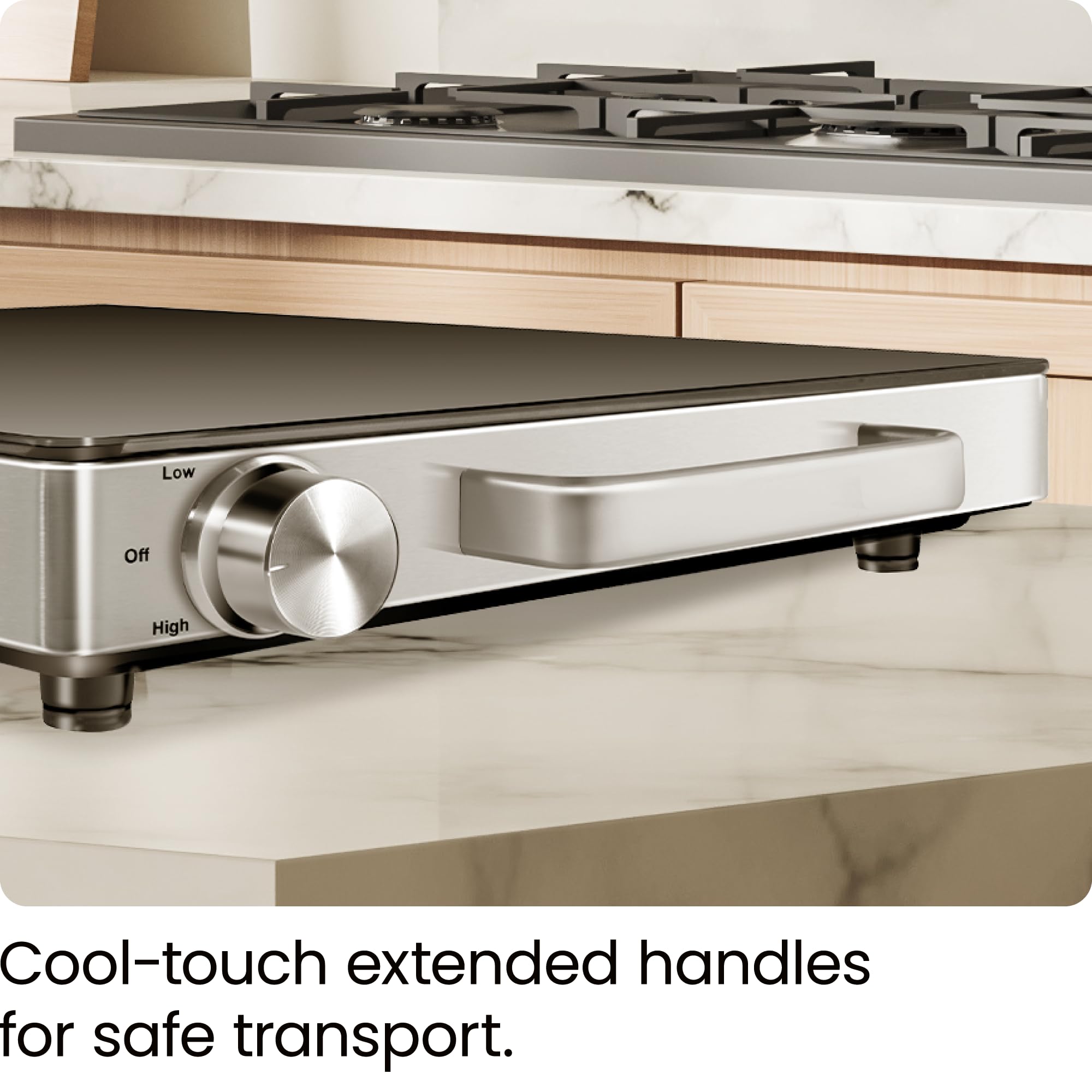 Chefman warming tray with casserole dish demonstrating cookware compatibility