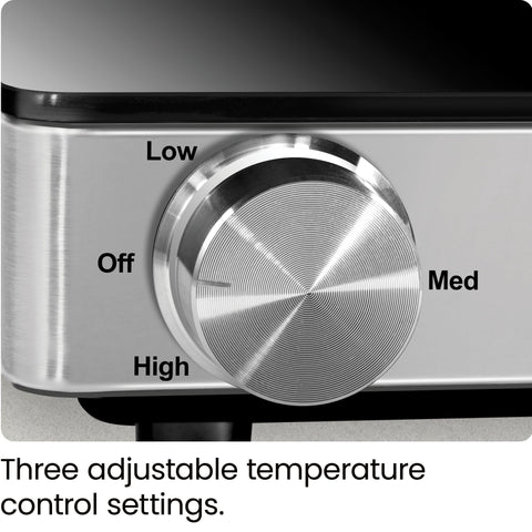 Chefman warming tray in buffet setting keeping dishes warm for guests