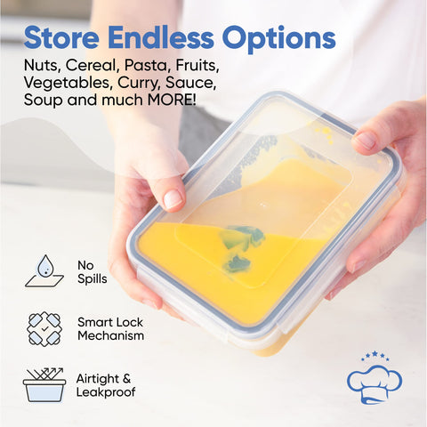 Chef's Path stacked containers demonstrating space-saving organization benefit