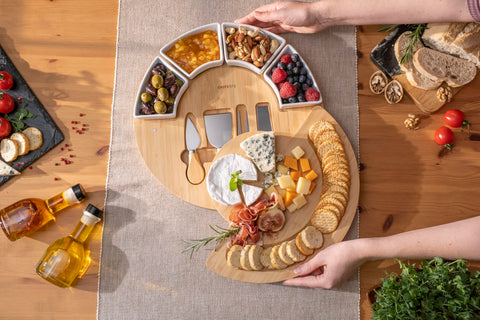 ChefSofi four ceramic bowls filled showcasing organized serving and variety