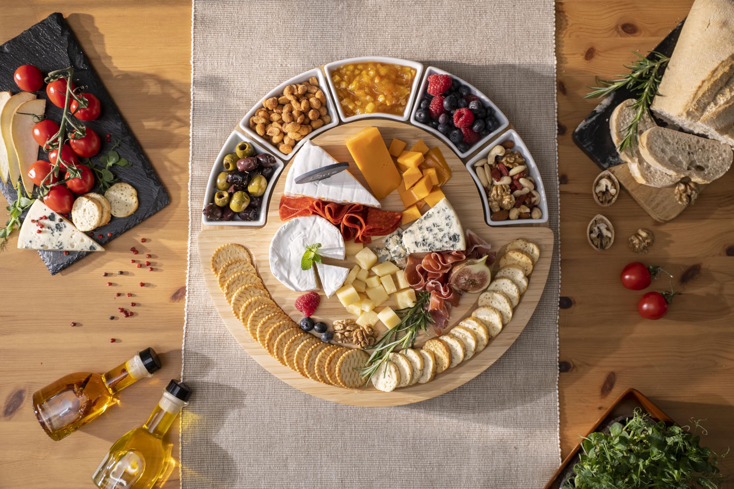 ChefSofi top view arranged board helps create impressive party displays