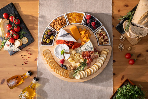 ChefSofi top view arranged board helps create impressive party displays