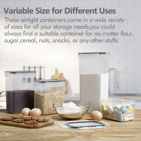 CHEFSTORY medium container of rice with label, easy identification benefit