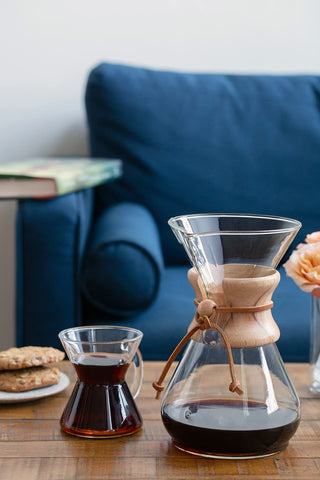 Chemex exclusive packaging and label detail ideal for gifting and unboxing appeal