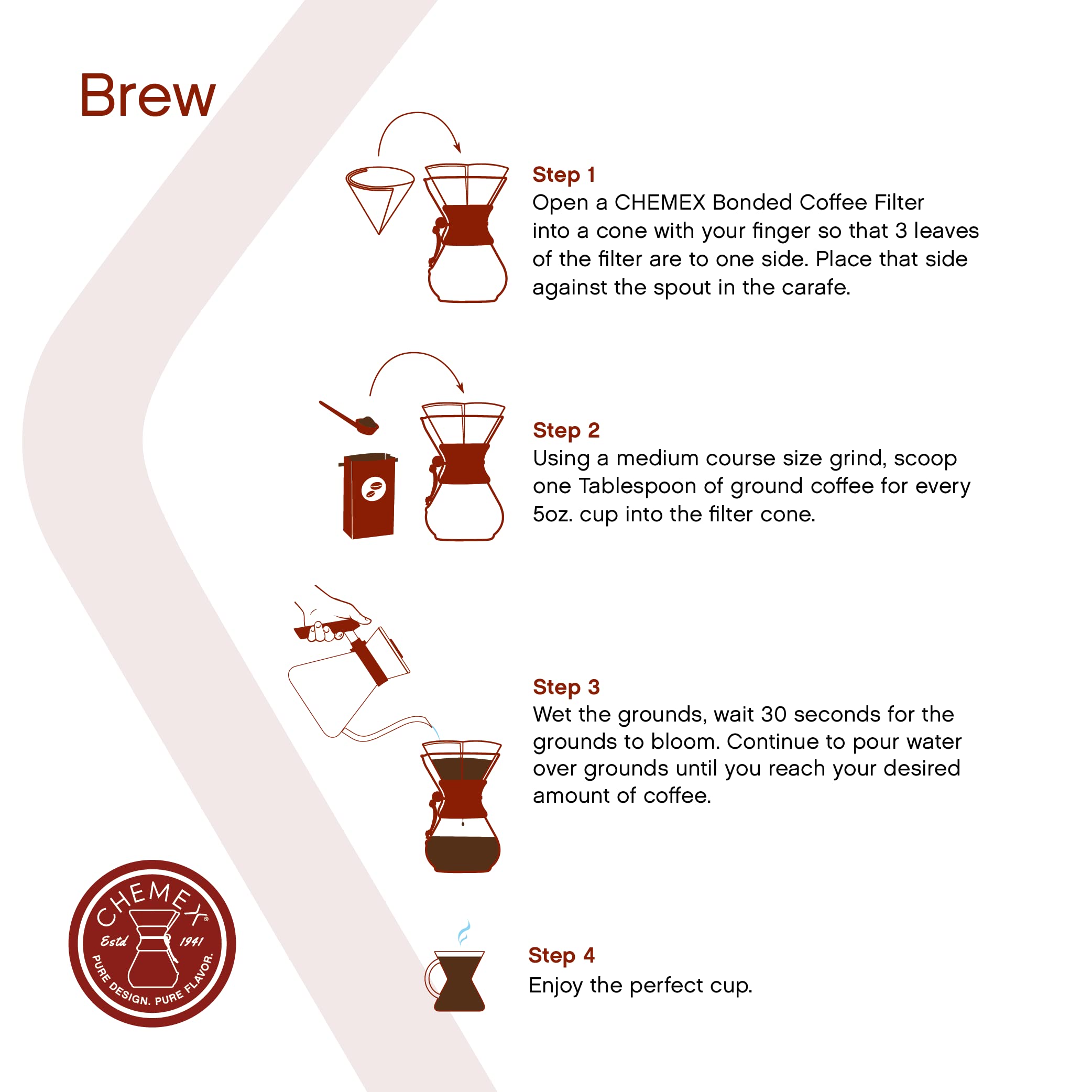 Chemex pouring action demonstrating controlled flow and precise manual brewing