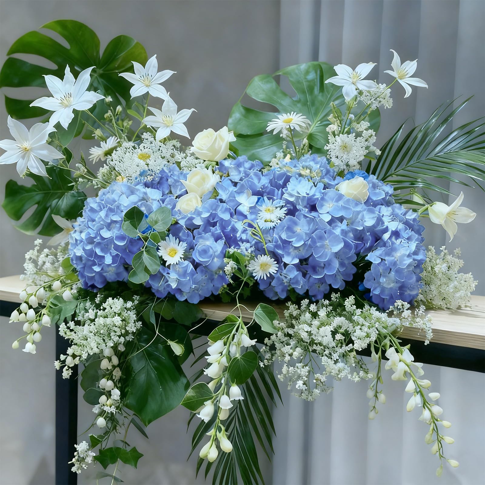 Cherica assembled hydrangea vase display demonstrating instant decor upgrade