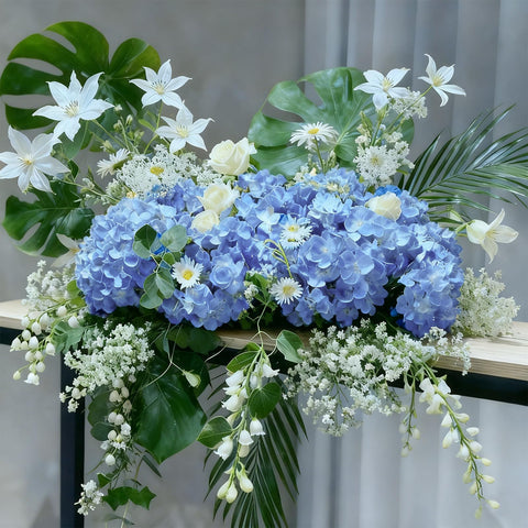 Cherica assembled hydrangea vase display demonstrating instant decor upgrade
