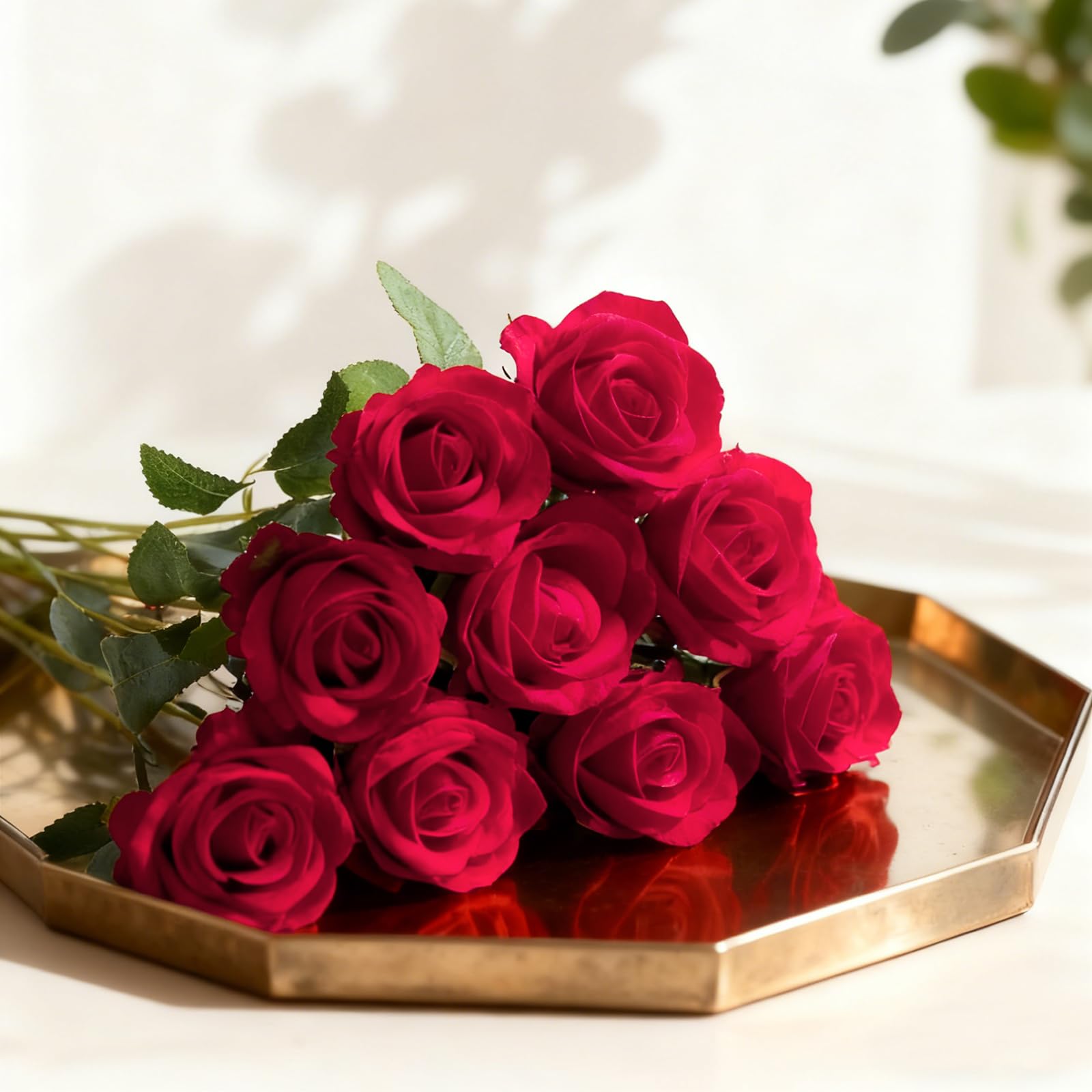 Cherica close petal texture showing velvet petals, lifelike appearance benefit
