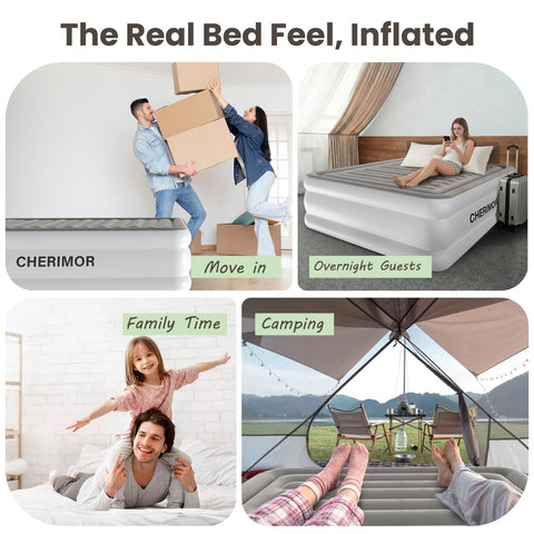 CHERIMOR folded storage in closet demonstrating compact portability