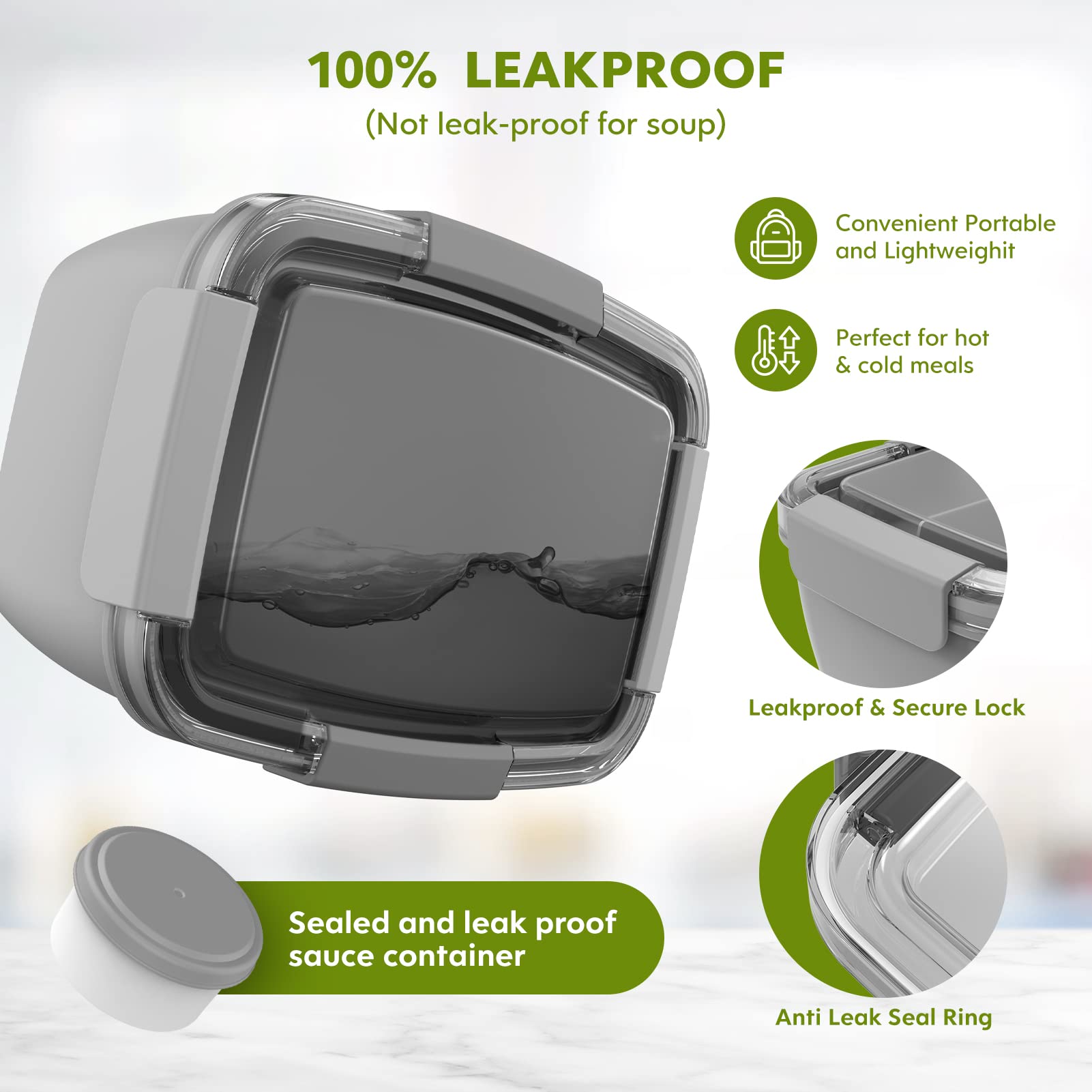 Cherrysea side profile showing four tight buckles for leak prevention benefit