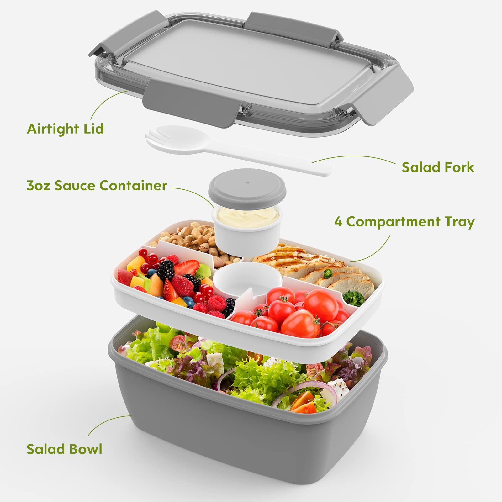 Cherrysea top view closed lid highlighting secure buckle closures and seal
